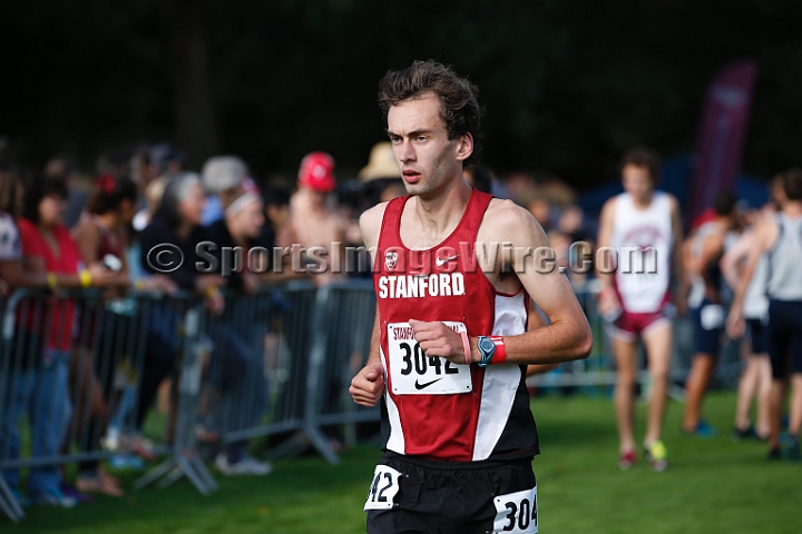 2014StanfordCollMen-46.JPG - College race at the 2014 Stanford Cross Country Invitational, September 27, Stanford Golf Course, Stanford, California.
